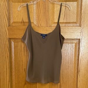 Chaps Ralph Lauren Women’s L Chic Brown Camisole